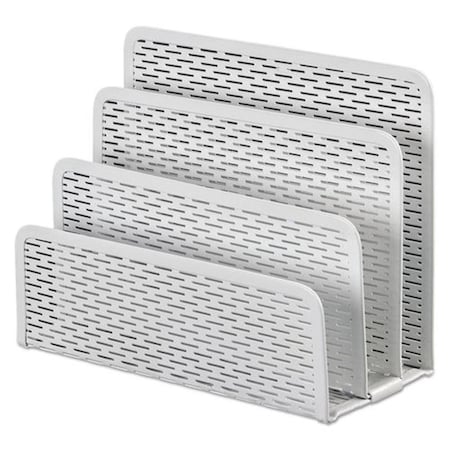 Classroom Creations AOP Urban Collection Punched Metal Letter Sorter White CL3213510